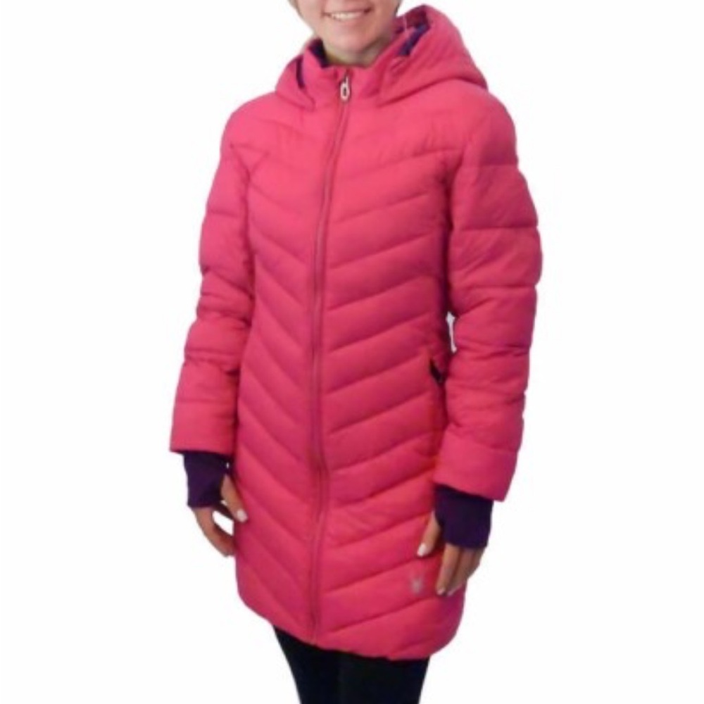 Spyder Girls L 14/16 Hot Pink Long
Puffer Jacket